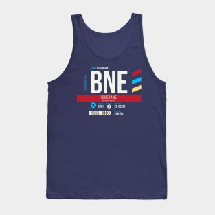 Brisbane (BNE) Airport Code Baggage Tag Tank Top